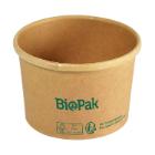 Bowl ronda short 240ml bruin karton/pla Artikel foto