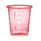 HPM medicijnbeker 30ml rood diameter 38x42mm hoog pp eco Artikel foto