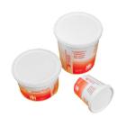 LP italiana pot 1000ml bedrukt met deksel PS 125x120mm wit Artikel foto