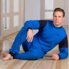 Hansop tricot met rugrits en binnenbeenrits maat 3XL blauw 251 Artikel foto