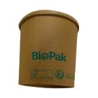 Bowl ronda short 360ml bruin karton/pla Artikel foto