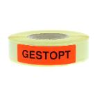 Stickers GESTOPT (strooketiketten t.b.v. Baxter) Artikel foto