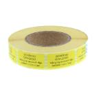 Sticker Dosering gewijzigd (wijziging accoord vlgs patien/arts/ass 32x14mm) Artikel foto