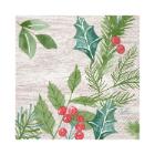Servet Winter Greenery tissue 3-laags 24x24cm Artikel foto