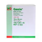 Gazin Gaaskompres steriel 10x10cm zonder r&ouml;ntgencontrastdraad 17-draads 8-voudig Artikel foto