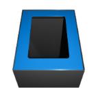 Top modulaire afvalscheidingsunit blauw 60L V-part Artikel foto