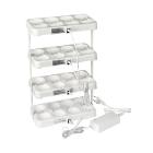 LED laadstation voor 32 stuks 255x140x430mm wit Artikel foto