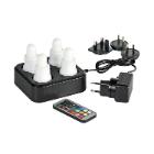 LED-set, herlaadbaar, 70x40mm wit Artikel foto