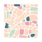 Tissue servet 33x33cm Ocean Pebbles 3-laags Artikel foto