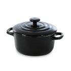 Ovenschotel met deksel zwart 200cc Artikel foto