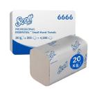 Scott essential handdoek v-vouw 2 laags wit 230x225mm Artikel foto