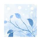 Servet 3-laags 33x33cm Frosted Winter Artikel foto
