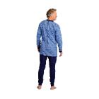Hansop heren rug/kruisrits lange mouw zonder voet maat XL blauw 205 Artikel foto