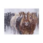Placemat papier 30x40cm 60g paarden winter King Artikel foto