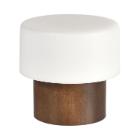 Lamp LED sister bamboe 11x11cm bruin Artikel foto