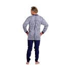 Hansop heren rug/kruisrits lange mouw zonder voet maat M grijs 400 Artikel foto