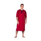 Nachthemd jersey achter open met 3/4 arm maat 2XL bordeaux 681 Artikel foto