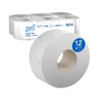 Scott essential toiletpapier 2 laags jumborol wit 90x400mm 200m/rol 500vel Artikel foto