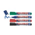 Edding 363 whiteboard marker beitelpunt set 4 kleuren Artikel foto