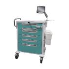 Stalen ladewagen blauw 6 lades 66x104cm 1x5/4x10/1x20cm Artikel foto
