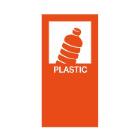 Magneetsticker plastic oranje Artikel foto