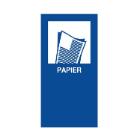 Magneetsticker papier blauw Artikel foto