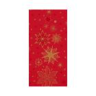 Servet 3 laags 1/8 40X40CM Stargazing Red Artikel foto