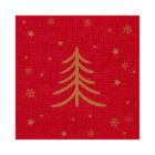 Servet 3 laags 33X33CM Shimmer Trees Artikel foto