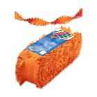 Guirlande Crepe papier oranje 24m brandvertragend Artikel foto