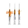 Infuusnaald Safetouch 14G 2,1x50mm met bijspuitpoort en vleugels oranje Nipro Artikel foto