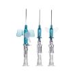 Infuusnaald Safetouch 22G 0,8x32mm met bijspuitpoort en vleugels blauw Nipro Artikel foto