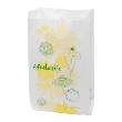 Afvalzak met plakstrip 15/4,5x29cm opdruk bloemen wit papier stickerzak Artikel foto