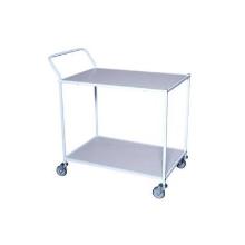 Serveringsvogn 94x60x89 cm med H&aring;ndtag Stor 2 hylder Pulverlakeret st&aring;l product photo