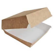 Burger/Sandwich-boks 190x190x80 mm XL Brun/Hvid product photo