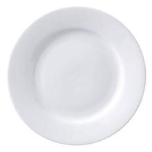 Tallerken SuperWhite &Oslash;23 cm Flad med Fane Porcel&aelig;n Hvid product photo