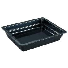 Dish 1/2 GN 32.3x26.3x6.5 cm Rectangular Melamine Black product photo