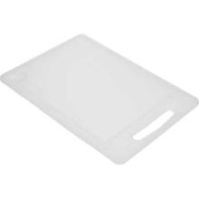 Sk&aelig;rebr&aelig;t 36x25x0.8 cm med Saftrille PE Plast Hvid product photo
