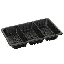 Tray 3-compartment P2333-3S 3x710 ml PP Black product photo
