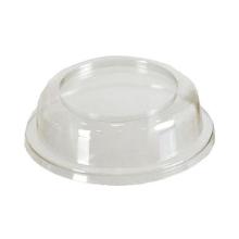 Plastic lid clear &Oslash;95x25 mm high PS for dessert cup on foot product photo