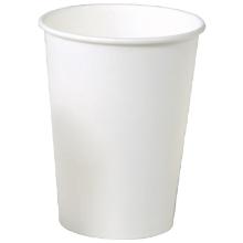 Coffee cup Cardboard &Oslash;90xH110mm 30cl 12oz Single Wall White product photo