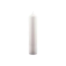 Bloklys &Oslash;50x250 mm Br&aelig;ndetid 39 timer Ren Stearin Hvid product photo