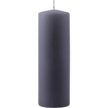 Block light &Oslash;60x180 mm Burning time 60 hours Grey product photo