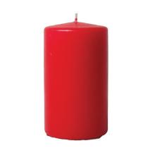 Block light &Oslash;60x180 mm Burning time 60 hours Red product photo