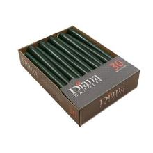 Antique candle &Oslash;22x245 mm Burning time 7.5 hours Dark green product photo