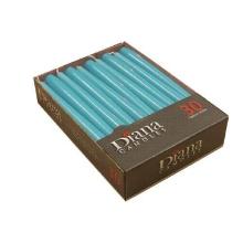 Antique candle &Oslash;22x245 mm Burning time 7.5 hours Hot Turquoise product photo
