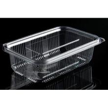 Plastb&aelig;ger Catersource 750 ml 97x165x55 mm firkantet h&aelig;ngslet l&aring;g RPET Klar product photo