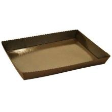 Cake form Easy Bake 280x380x45 mm Cardboard with PET Brown product photo