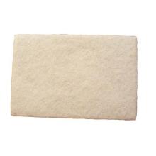 Scrub nylon hand 15x22 cm White product photo