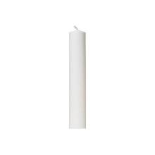 Alterlys &Oslash;80x500 mm Br&aelig;ndetid 130 timer Ren Stearin Stor boring 25x140mm Hvid product photo