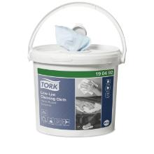 Wiping roll Tork Sensitive W10 16.5x30 cm 60 mi Bucket Turquoise product photo
